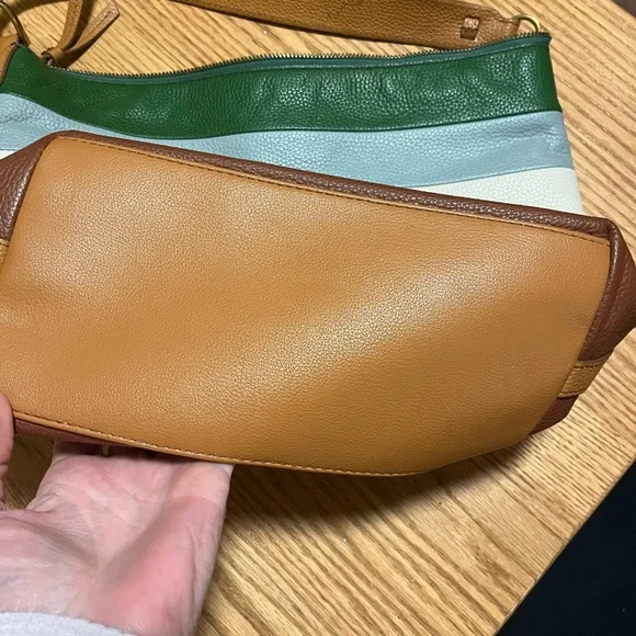 Fossil Multicolor Striped Hobo Bag - Picture 3 of 12